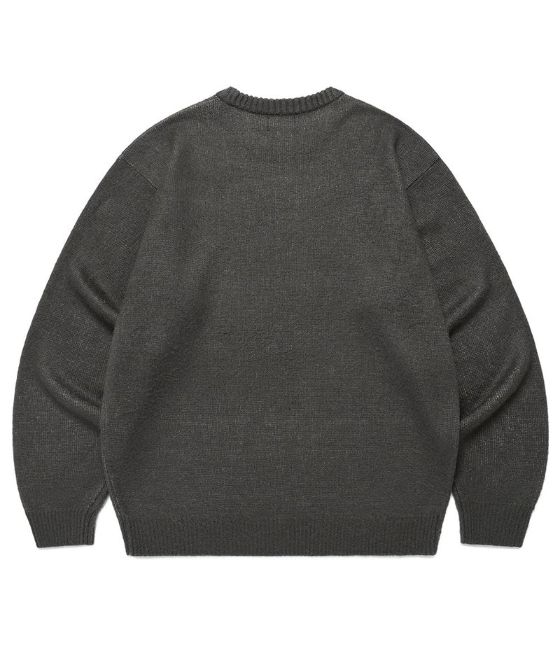 IVY BRUSHED KNIT SWEATER CHARCOAL(CV2EFUK602A)