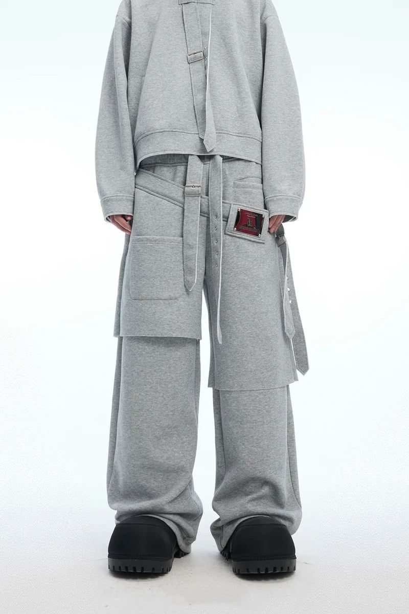 Argue Cultureの「レイヤードリボンスウェットパンツ（パンツ）」