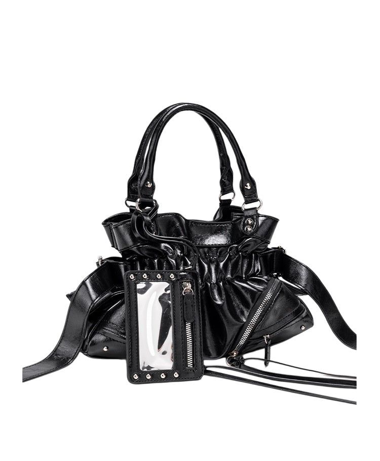 Luxury chain quilted bucket bag