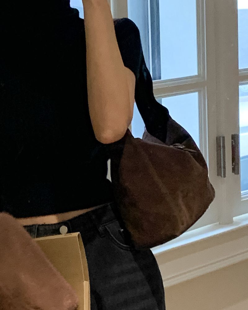 Chenco Suede Shoulder Bag