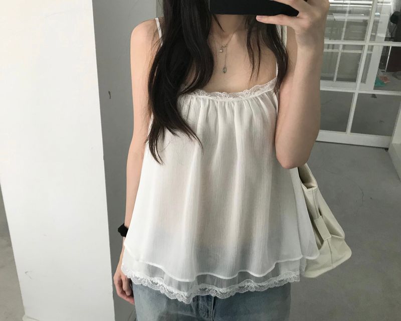 Perrier Frill Top (3 colors)