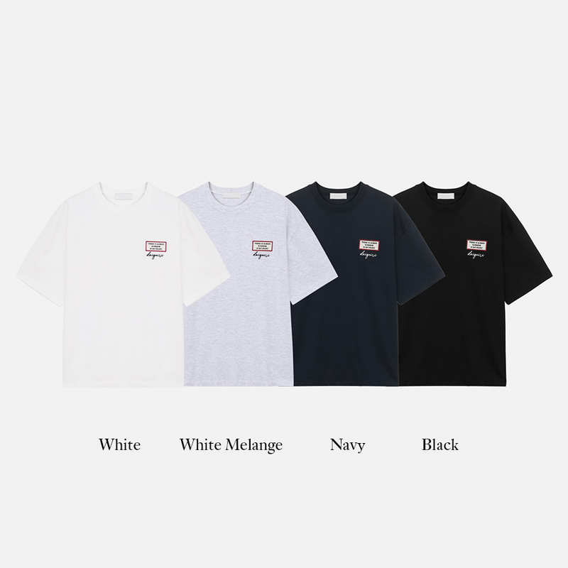 Quire patch embroidery short sleeve t-shirt