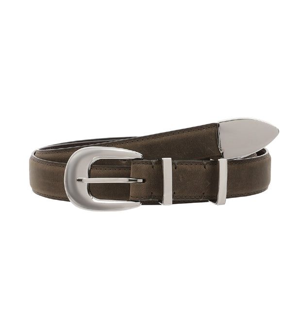 [LANARCH] Aging Crack Leather Belt
