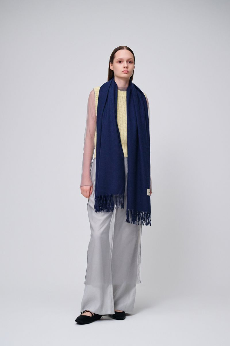 MARIEBEAR muffler_navy
