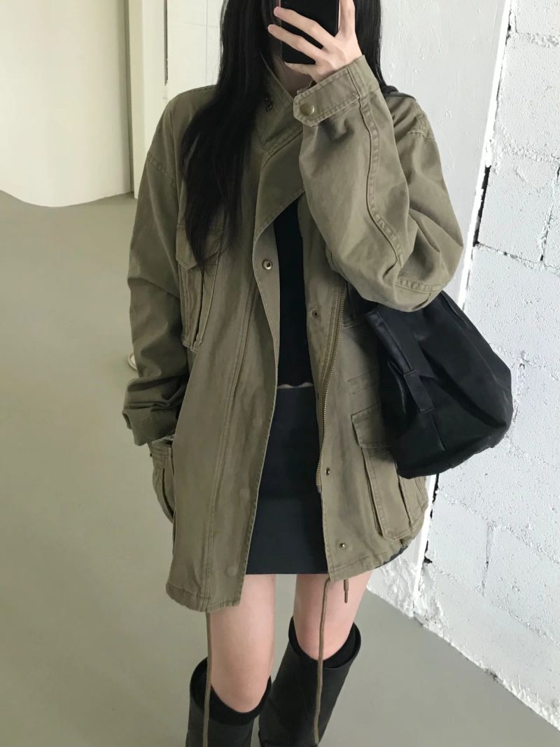 Washed Field Jacket (2 colors)