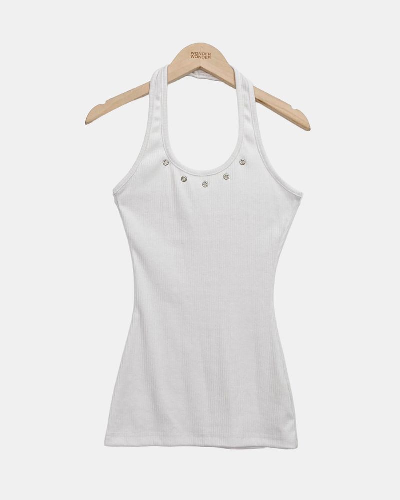 Lunef Halter Neck Sleeveless Top