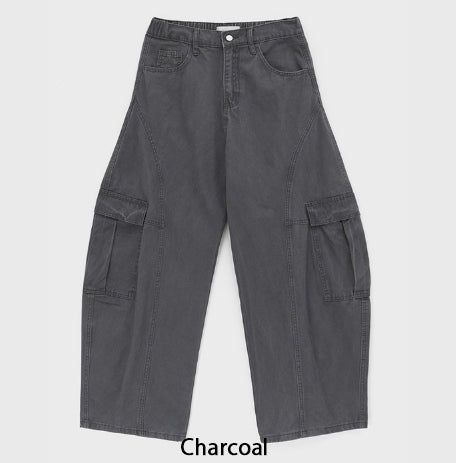 Stunve Curved Dyeing Cargo Pants