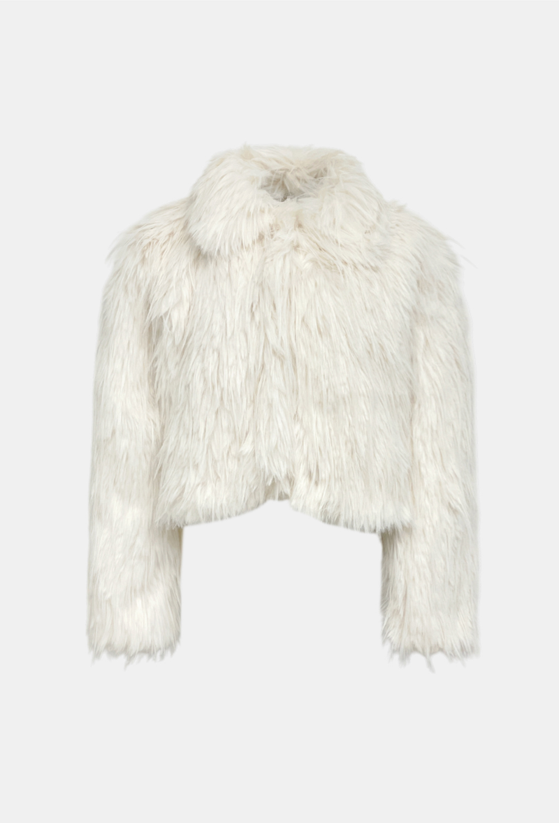 Snow Fluffy Faux Fur Jacket
