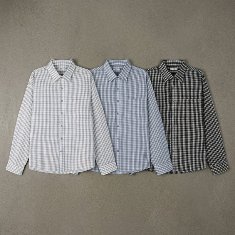 Airy Micro Check Shirt