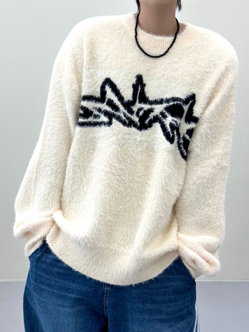 Angora Architecture Graphic Knit 5C