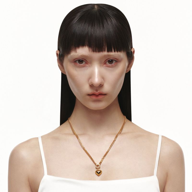 Metal Heart Necklace