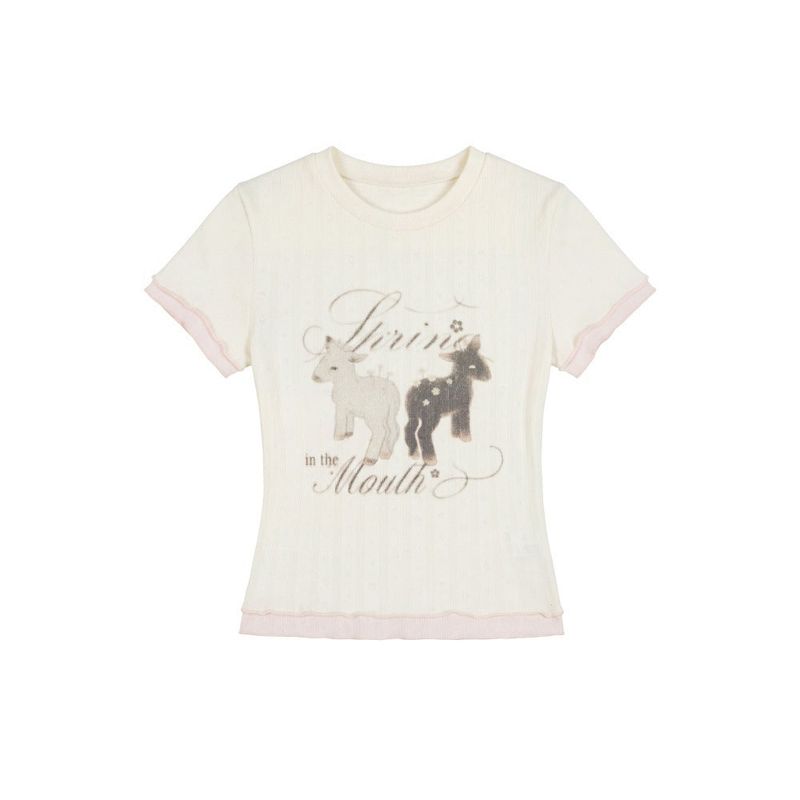 Cozy&Kitsch（コージーアンドキッチ）の「イェリビンテージプリントT（トップス）」