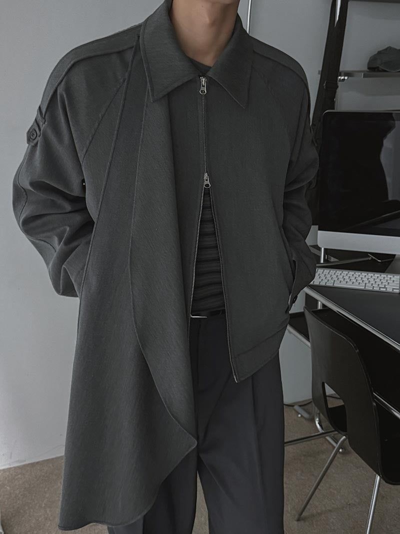 ASCLO（エジュクロ）の「ASCLO Scarf Trench Jacket (2color)（Jackets/Outerwear）」