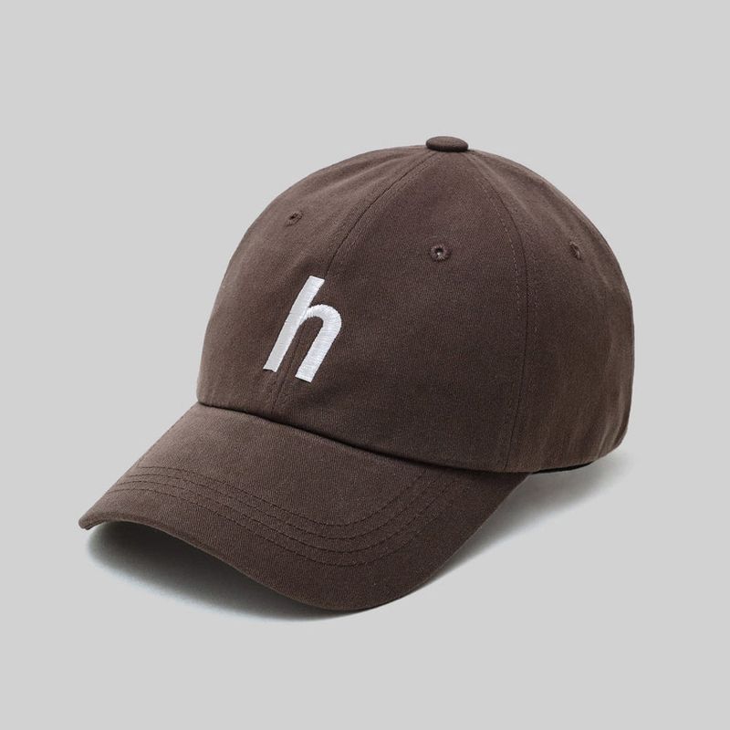 H Logo Ball-Cap (Brown)