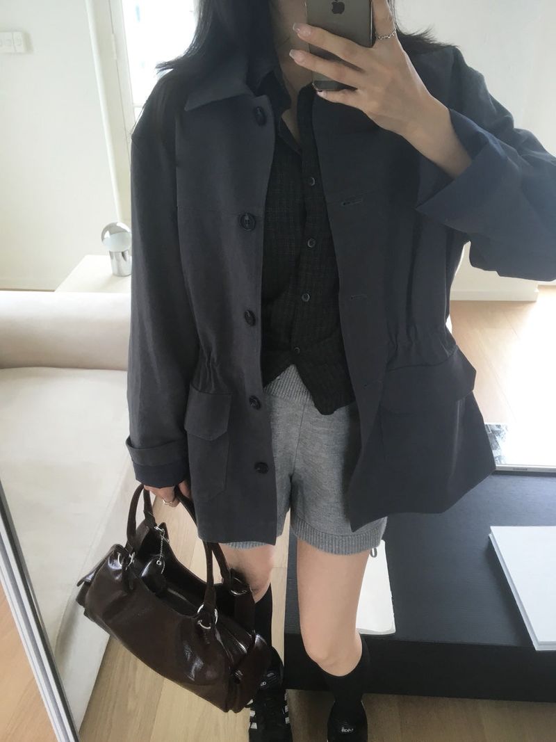 biscuit cotton jacket