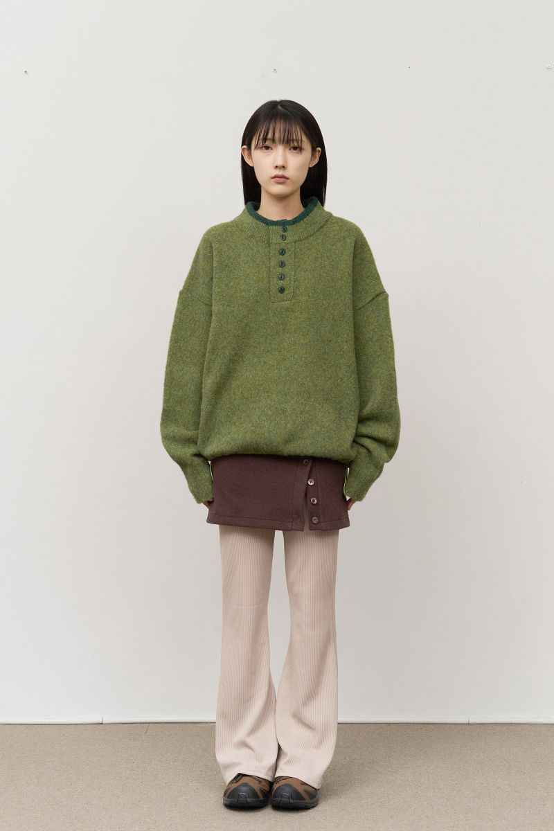 (W) Jent Button Skirt