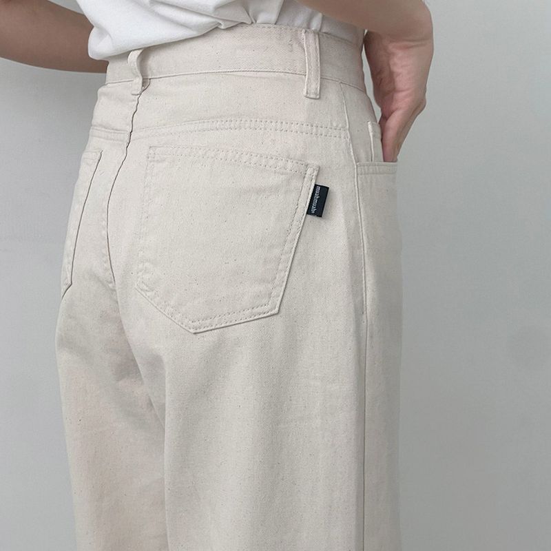 BASIC COTTON PANTS [IVORY]