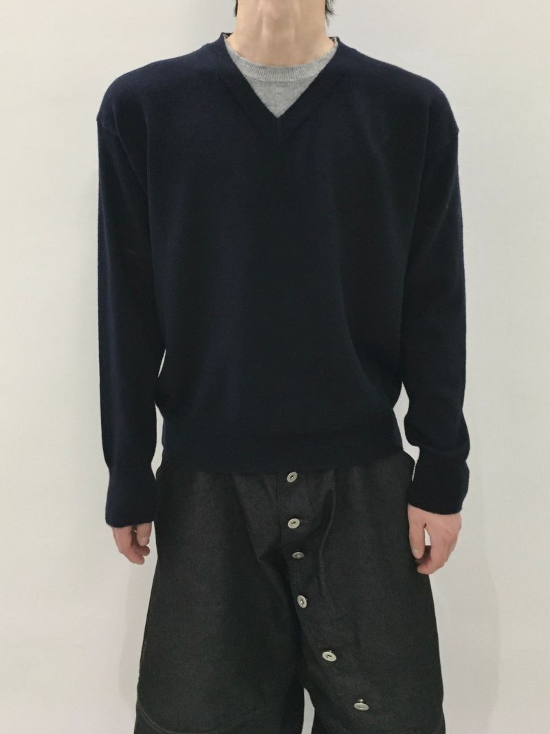Tribe Layered Crop V-Neck Knit 4C