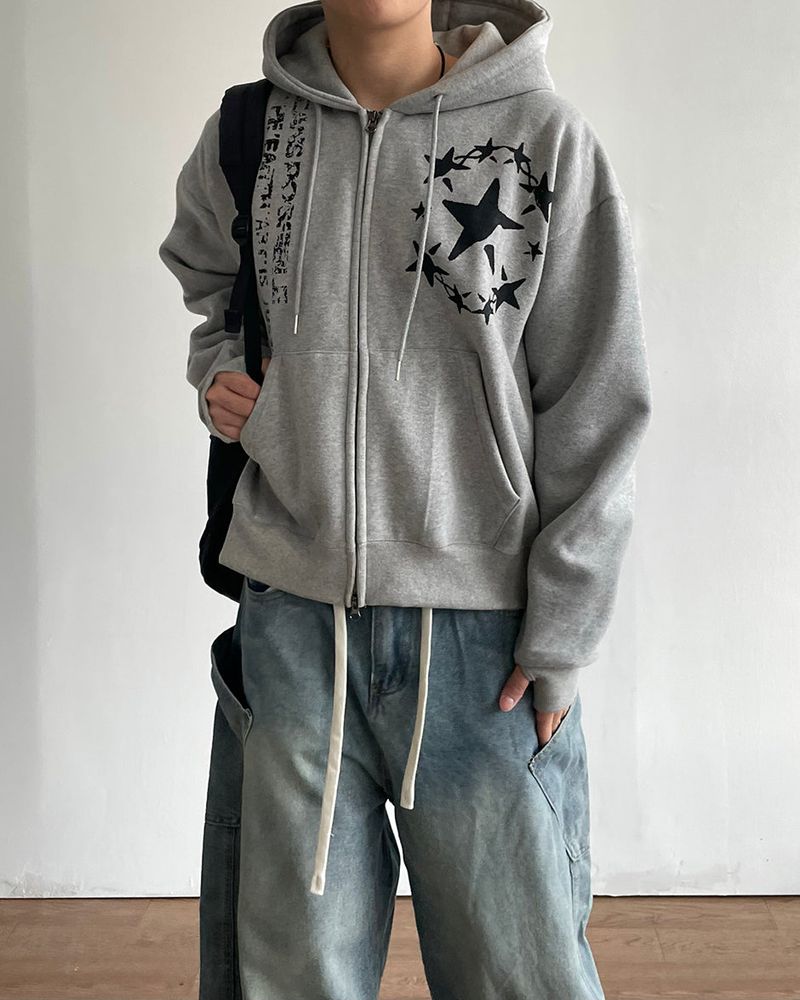 Scope Cropped Fleece Hoodie Zip-up