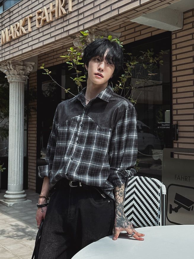 Chris western checked shirt
