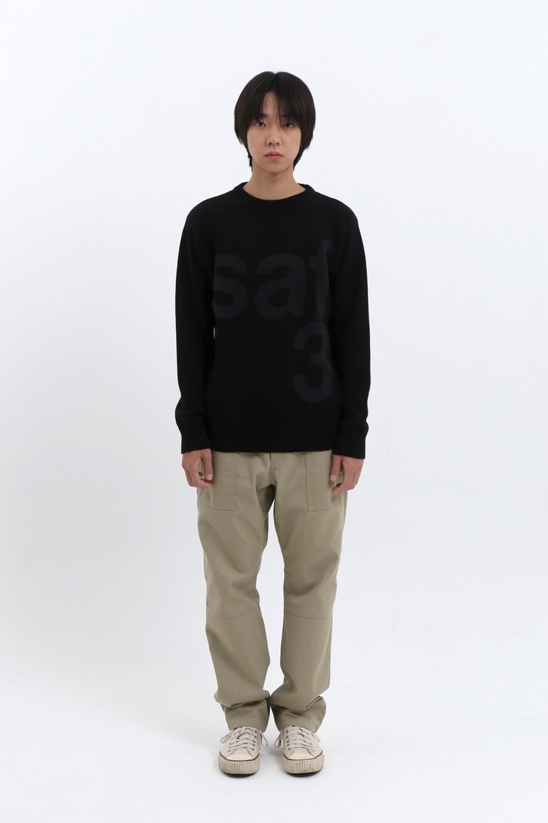 BASIC SAFARI KNIT (BLACK)