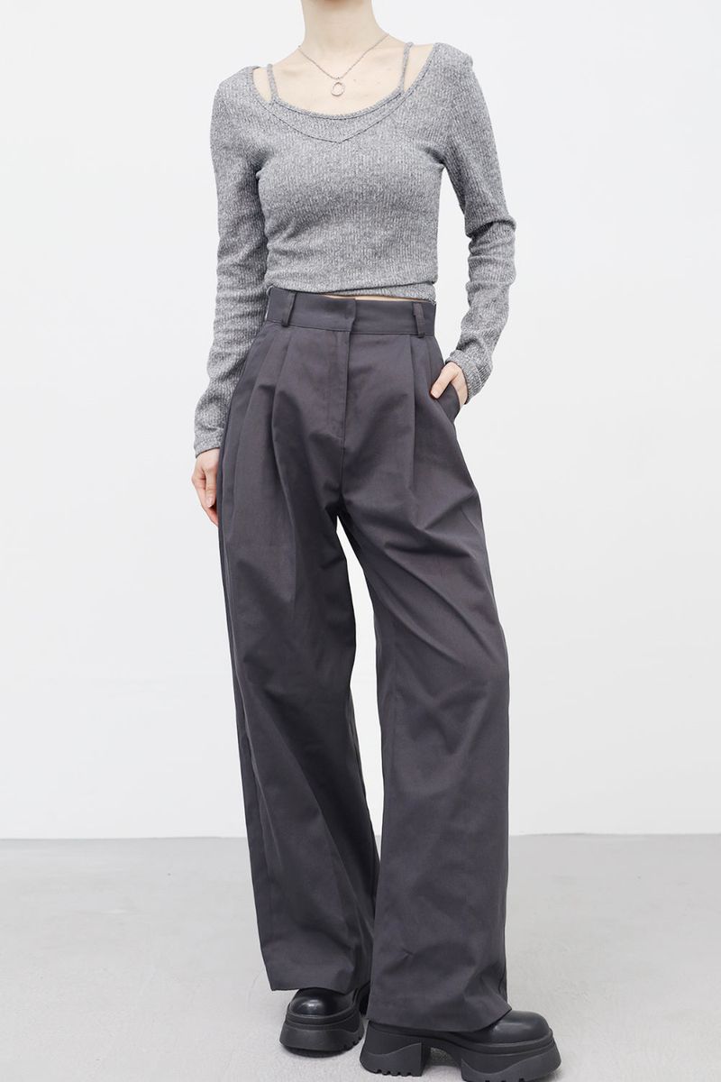 Botte wide cotton slacks
