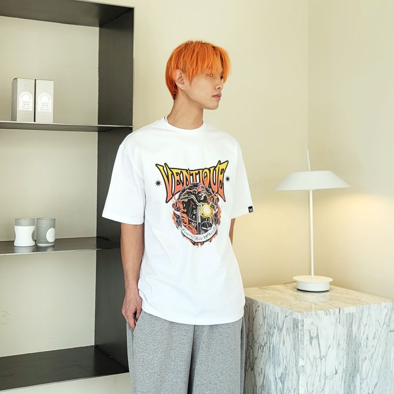 VENTIQUE Ghost Rider T-shirt 2color
