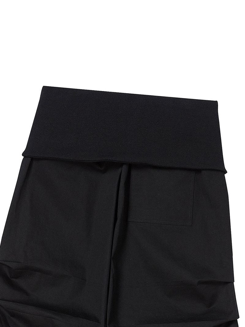 TUCK PANTS BLACK
