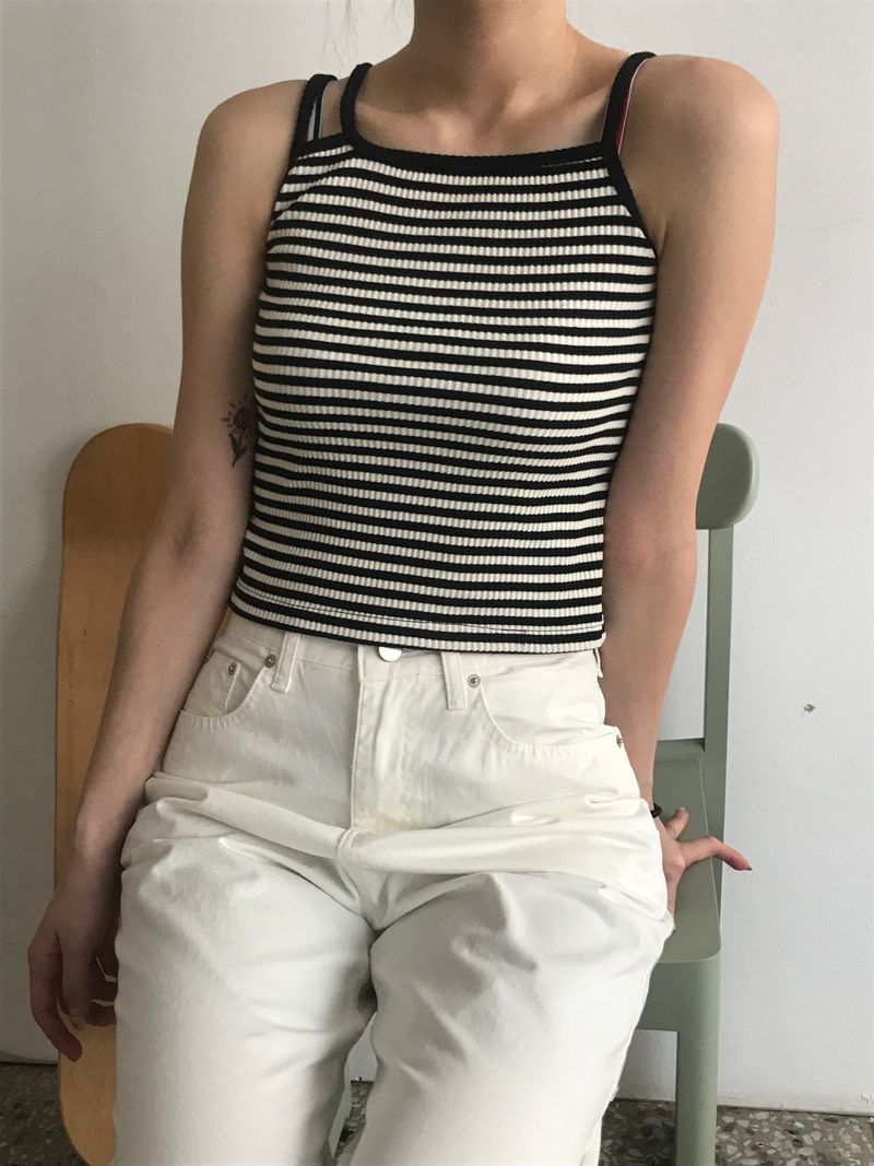 Amour stripe sleeveless