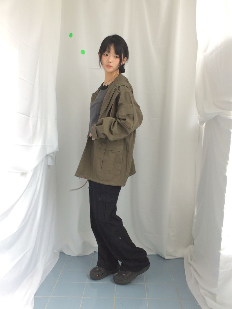 Vintage Pocket Half Bomber Jacket