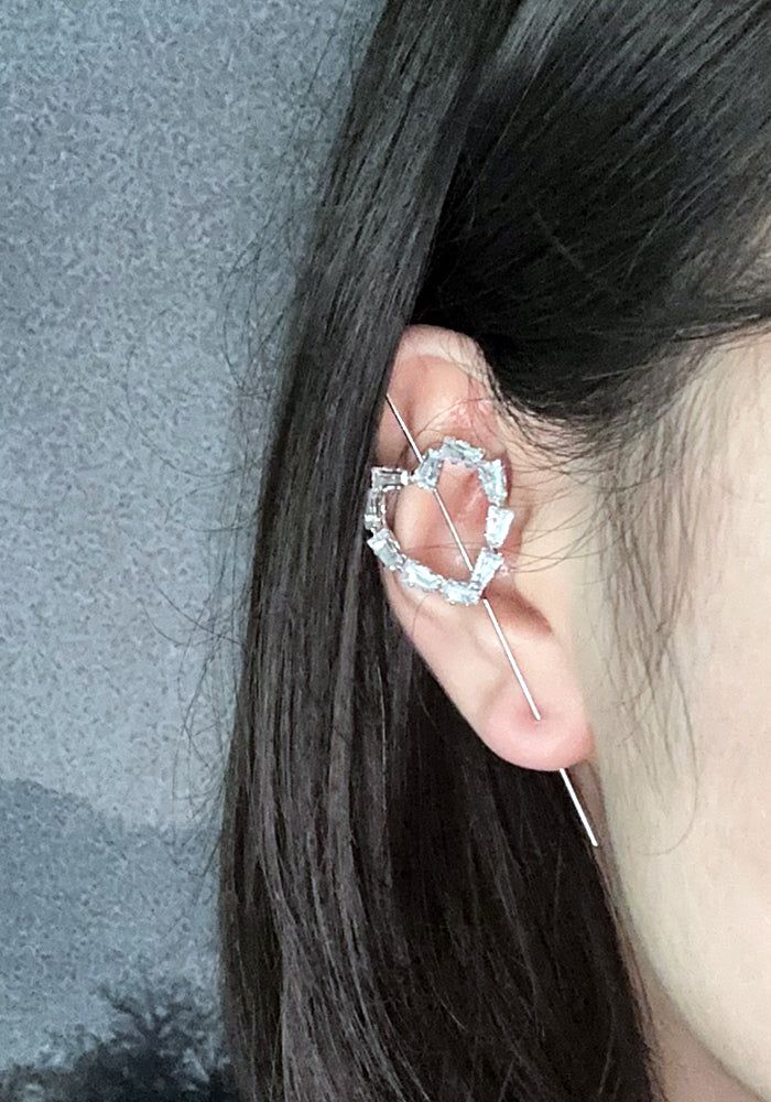 Heart Ear cuff Earring 1PC