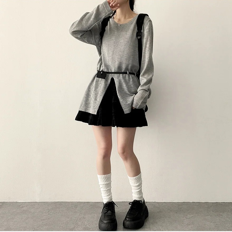Ruffle Lace Miniskirt
