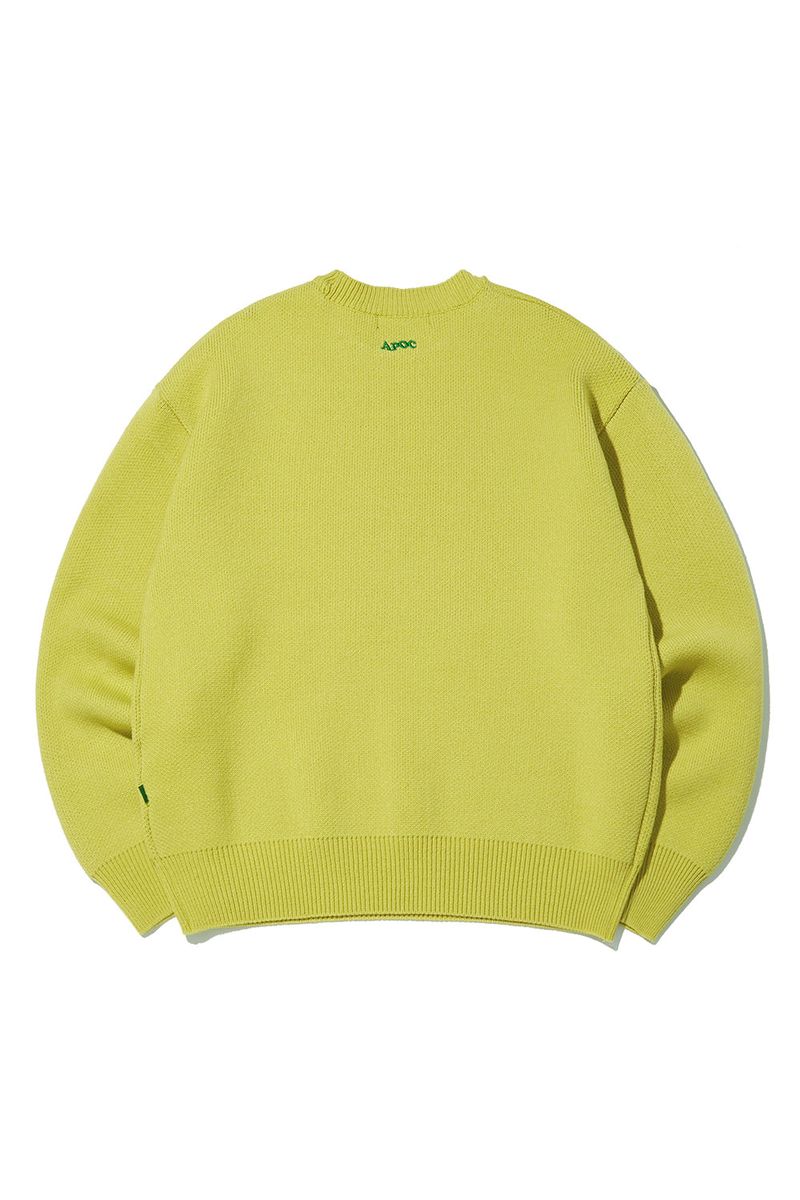 HTT Jacquard Knit_Lime