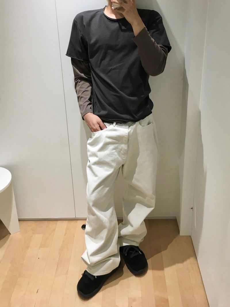 Doen Semi-Flare Cotton Pants 3C