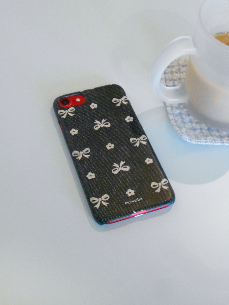 ribbon denim hard case