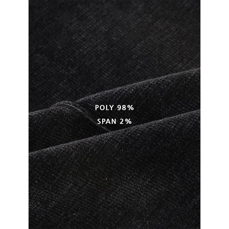 Velvet corduroy line pants(Black)