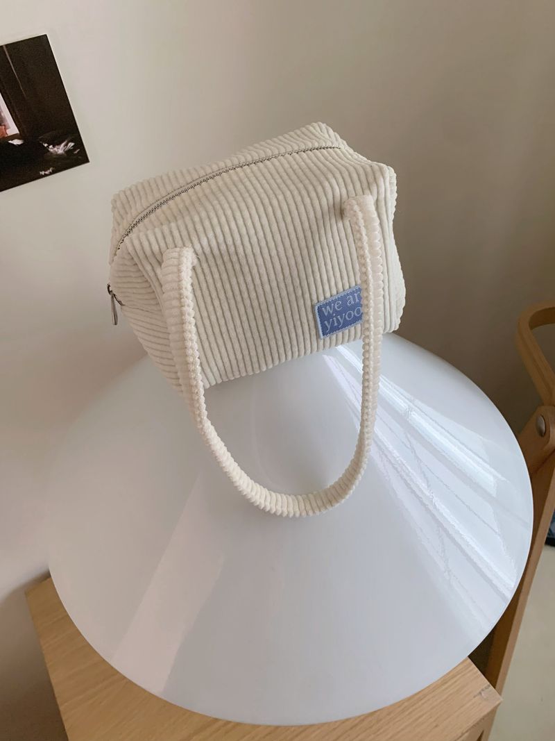 Handy pouch (corduroy milk)