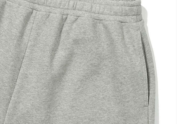 ESSENTIAL MESH SWEAT SHORTS【MELANGE GREY】
