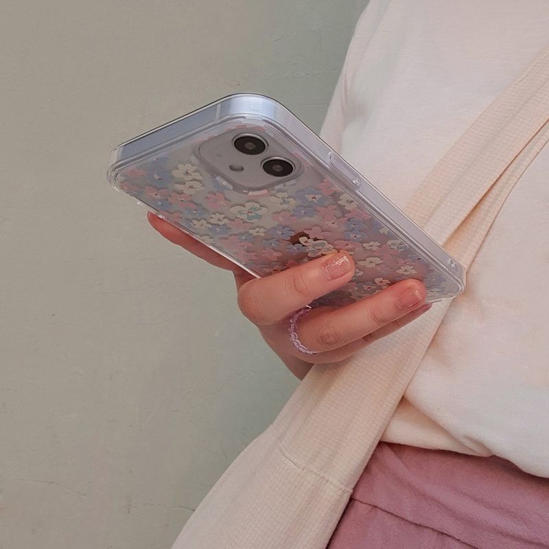 Flower Splash Jelly Hard phone case
