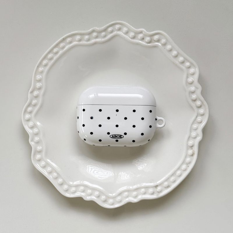 WHITE DOT Airpods Case