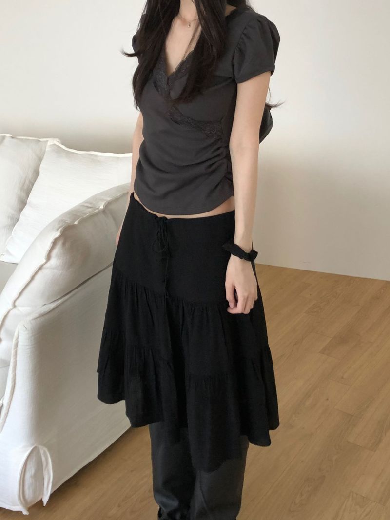 Andy Cancan Midi Skirt (2 colors)