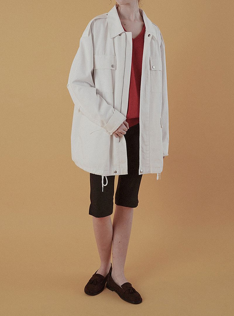 City work jacket_ivory