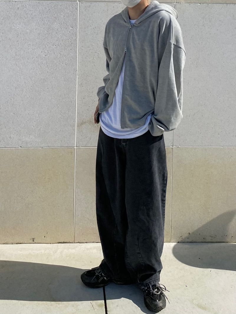 For season balloon fit denim pants 2C