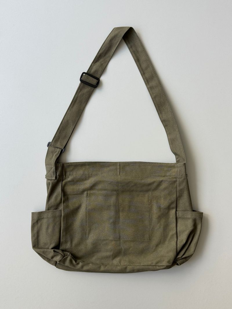 Fabric pocket crossbag (2color)