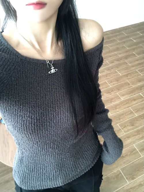 Powder Buckle Warmer knit(3 colors)