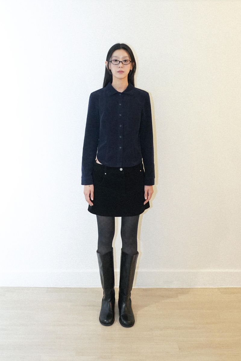 CORDUROY LINE SHIRT