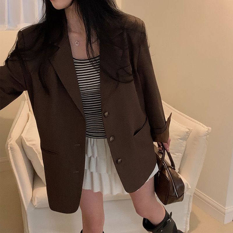 [BELLIDE MADE] Macchiato oversized fit blazer jacket