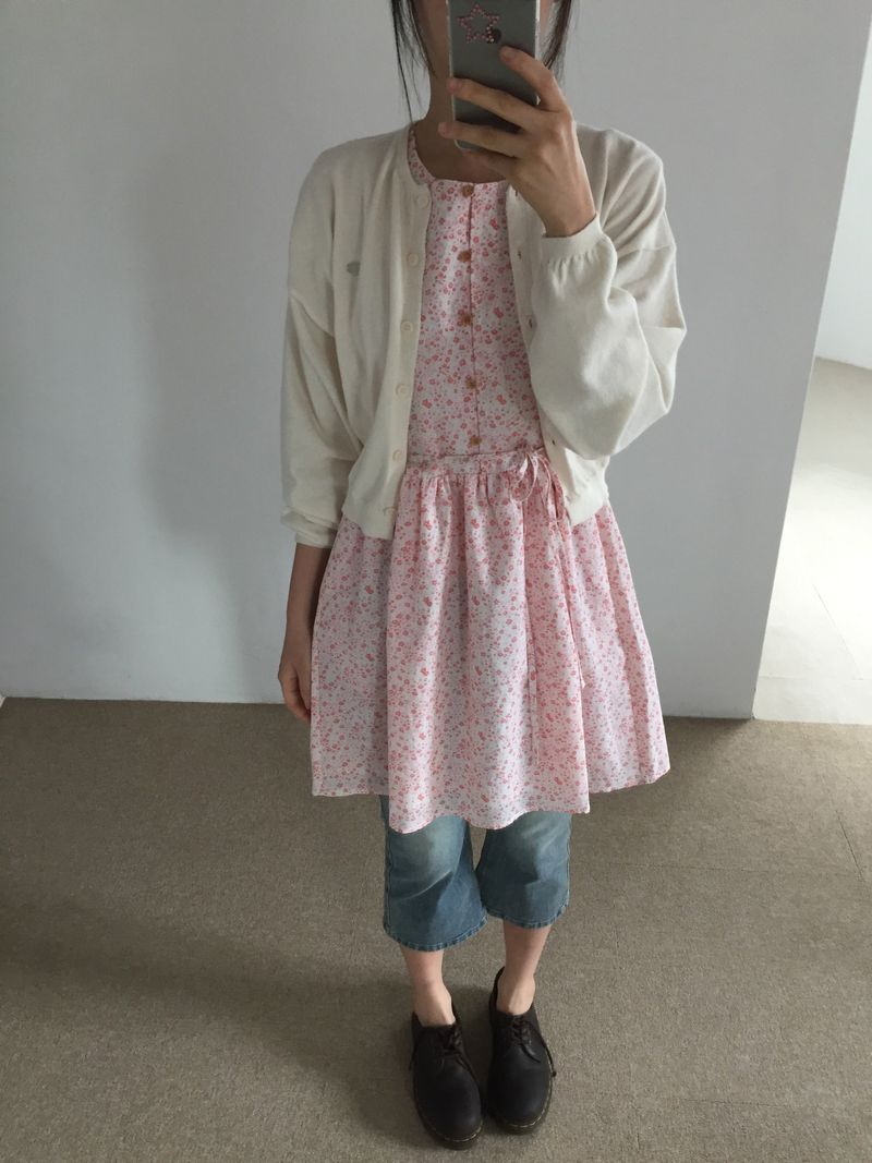  [made by fling] picnic flower mini one-piece