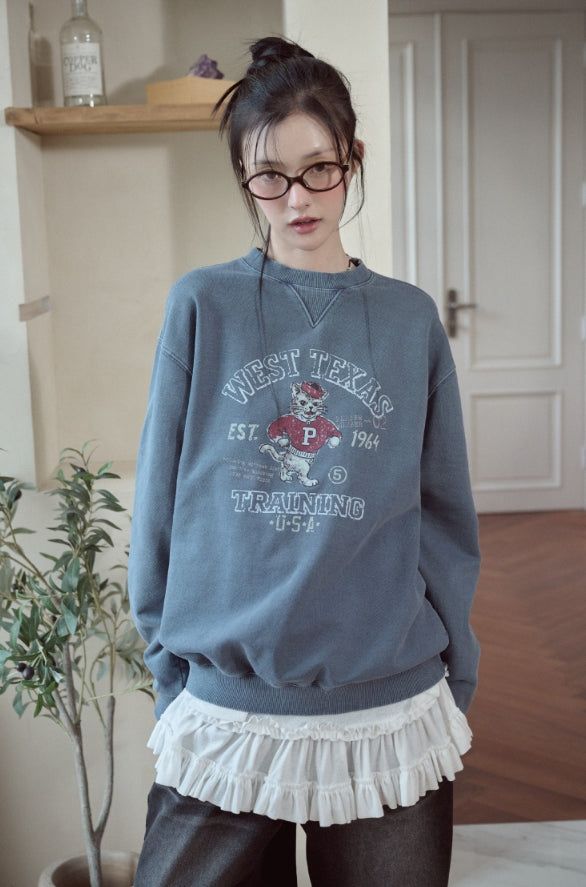 CPGN studio（コンパーニョ）の「Westom Pigment Sweatshirt（Tops）」