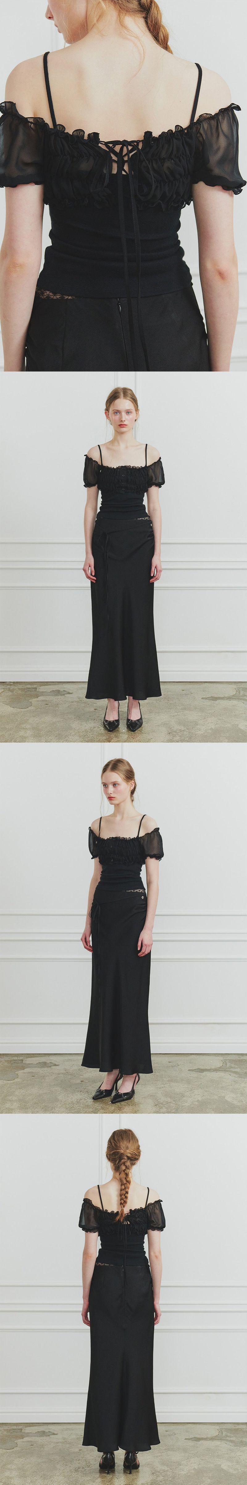 DREAMY MICRO TOP black